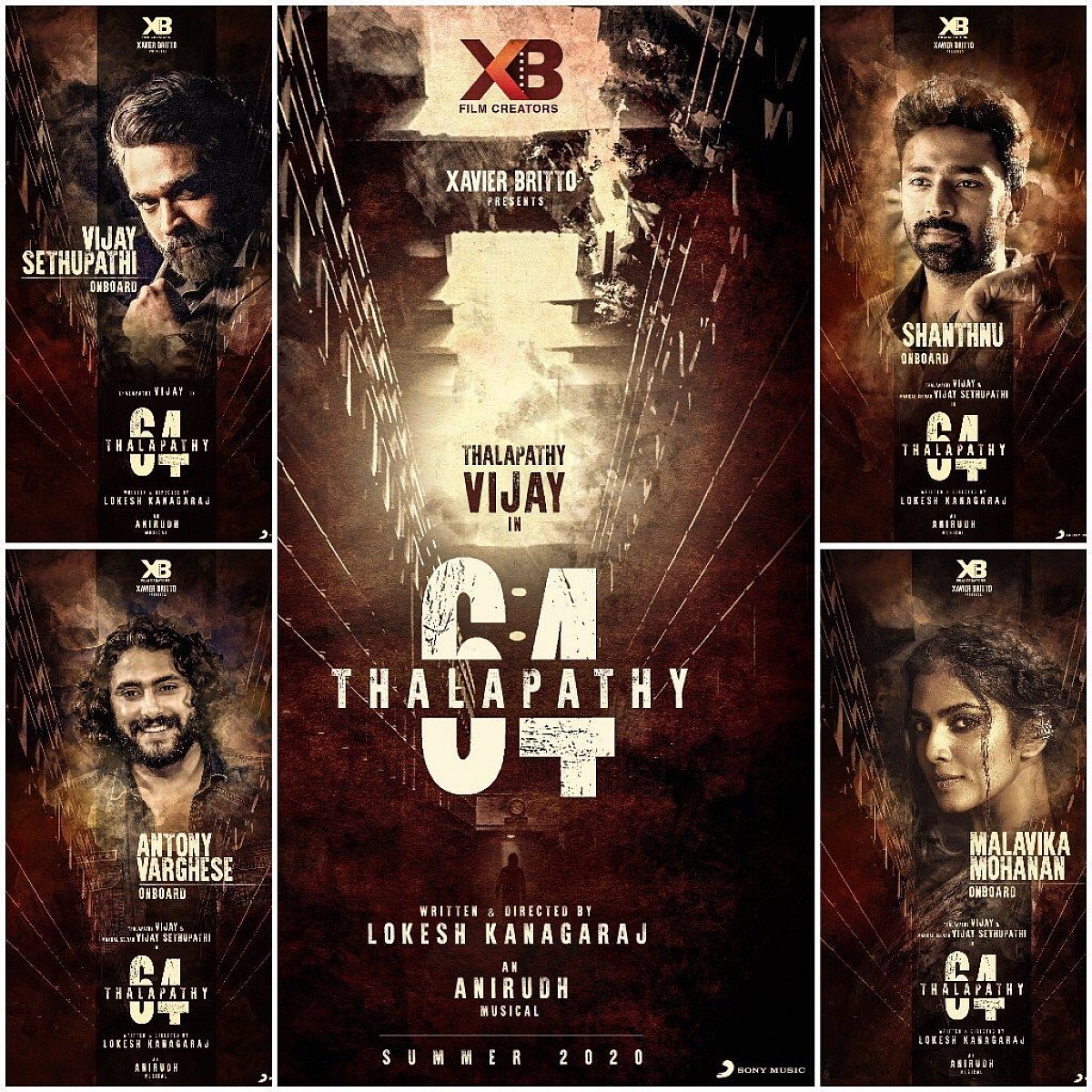 விஜய் 64 ஃபர்ஸ்ட் லுக் ரிலீஸ் தேதி வெளியீடு!