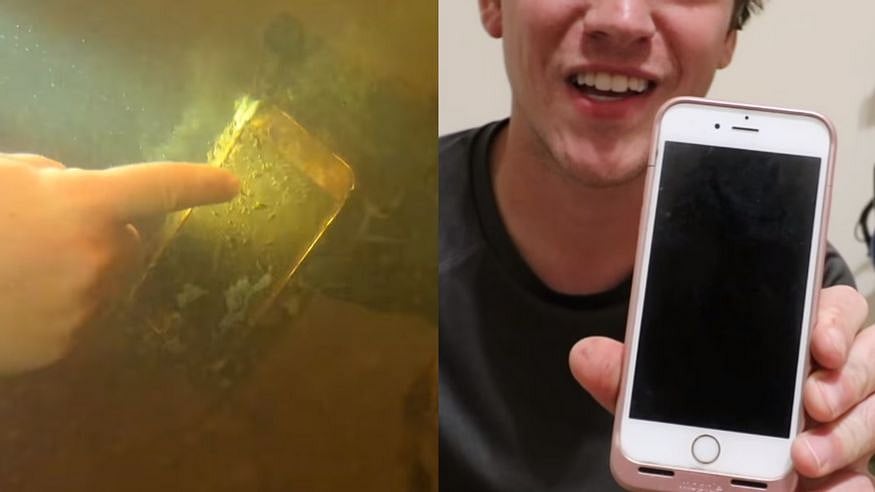 1 வருடத்திற்கு முன்பு நீரில் மூழ்கிய ஐபோன்... தேடிக் கண்டுபிடித்து உரிமையாளரிடம் ஒப்படைத்த இளைஞர்!