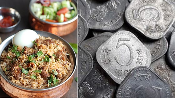 உங்ககிட்ட ‘5 பைசா’இருக்கா? -  பிரியாணி சாப்பிடலாம் வாங்க! 
