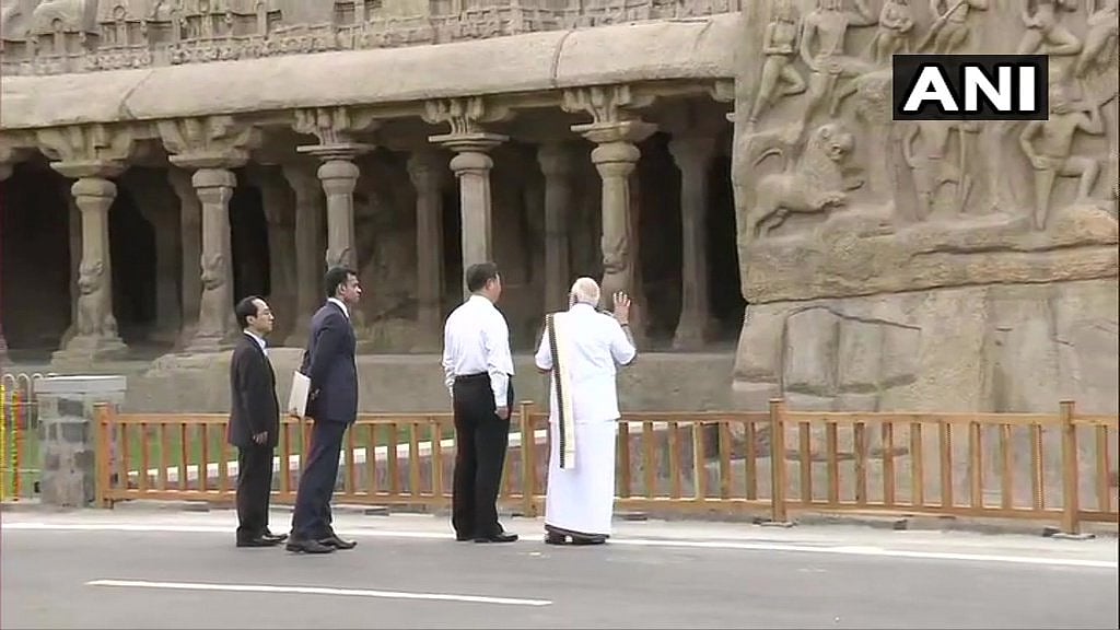 சீன அதிபர் மற்றும் மோடியுடன் இருக்கும் இன்னொருவர் யார்? - தமிழர்களுக்குப் பெருமை சேர்த்த மது சுதன்!