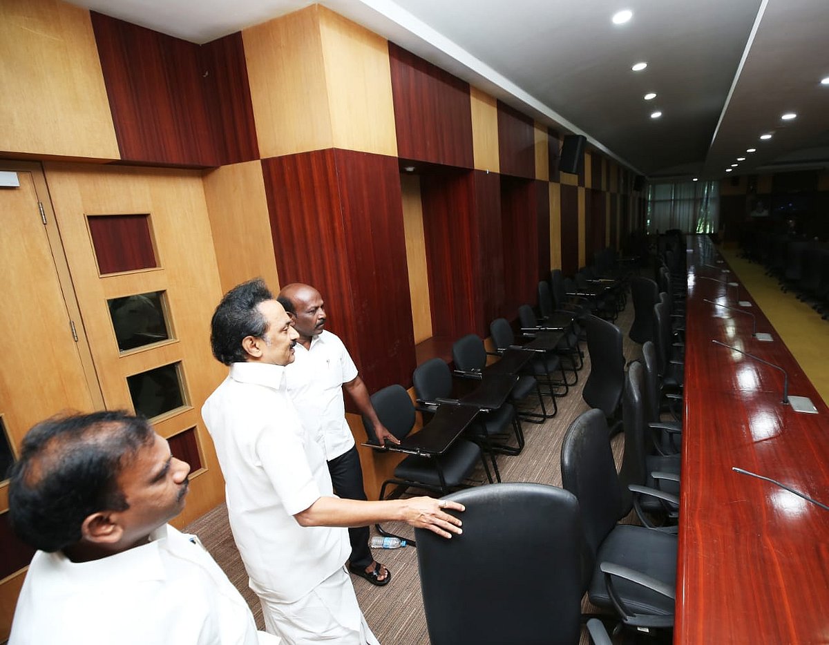 அண்ணா நூற்றாண்டு நூலகத்திற்கு திடீர் விசிட்... உறுப்பினர் ஆன மு.க ஸ்டாலின் (Album)