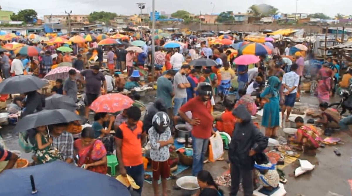 புரட்டாசி மாதம் நிறைவு... டல் அடித்த இறைச்சிக் கடைகளில் அலைமோதிய மக்கள் கூட்டம்... (ஆல்பம்)