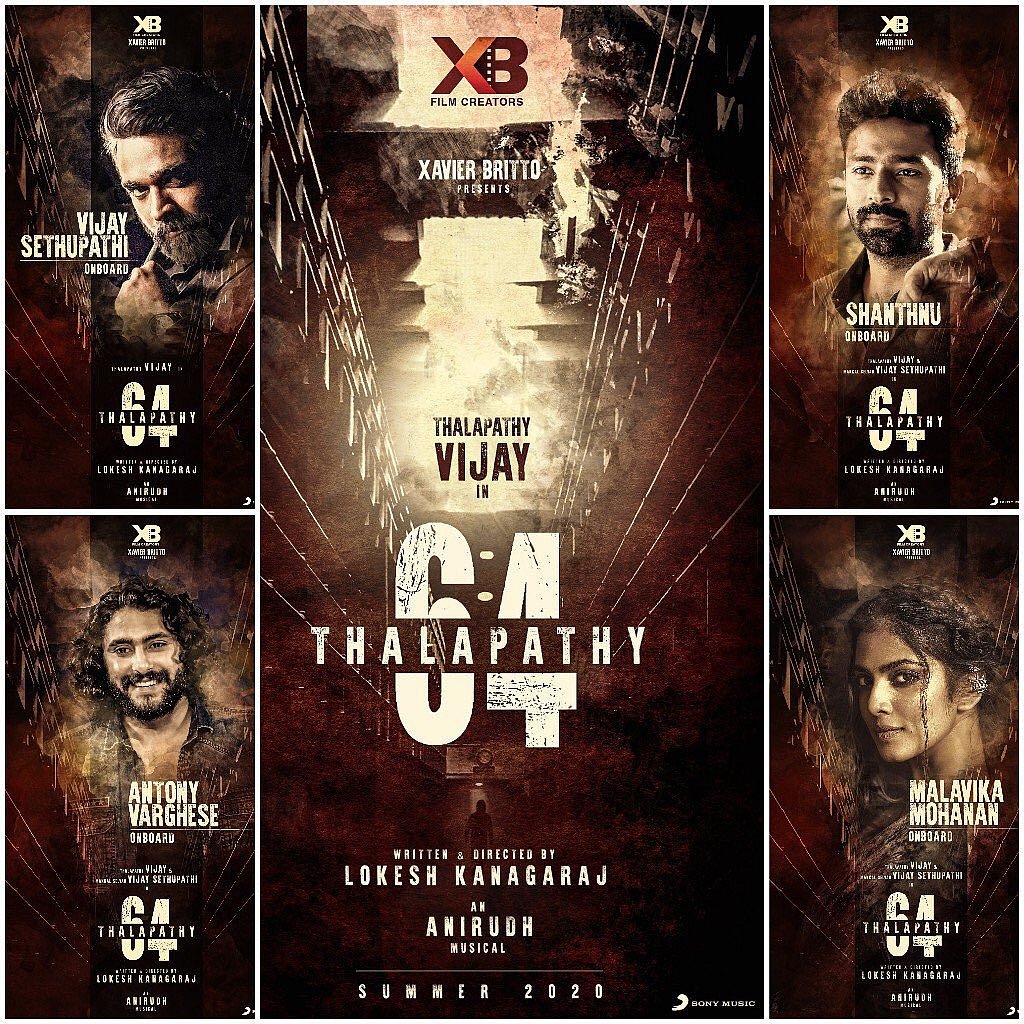 தொடங்கியது விஜய் 64 ஷூட்டிங் : இந்திய அளவில் ட்ரெண்டாகும் ஹேஷ்டேக்! (புகைப்படங்கள்)