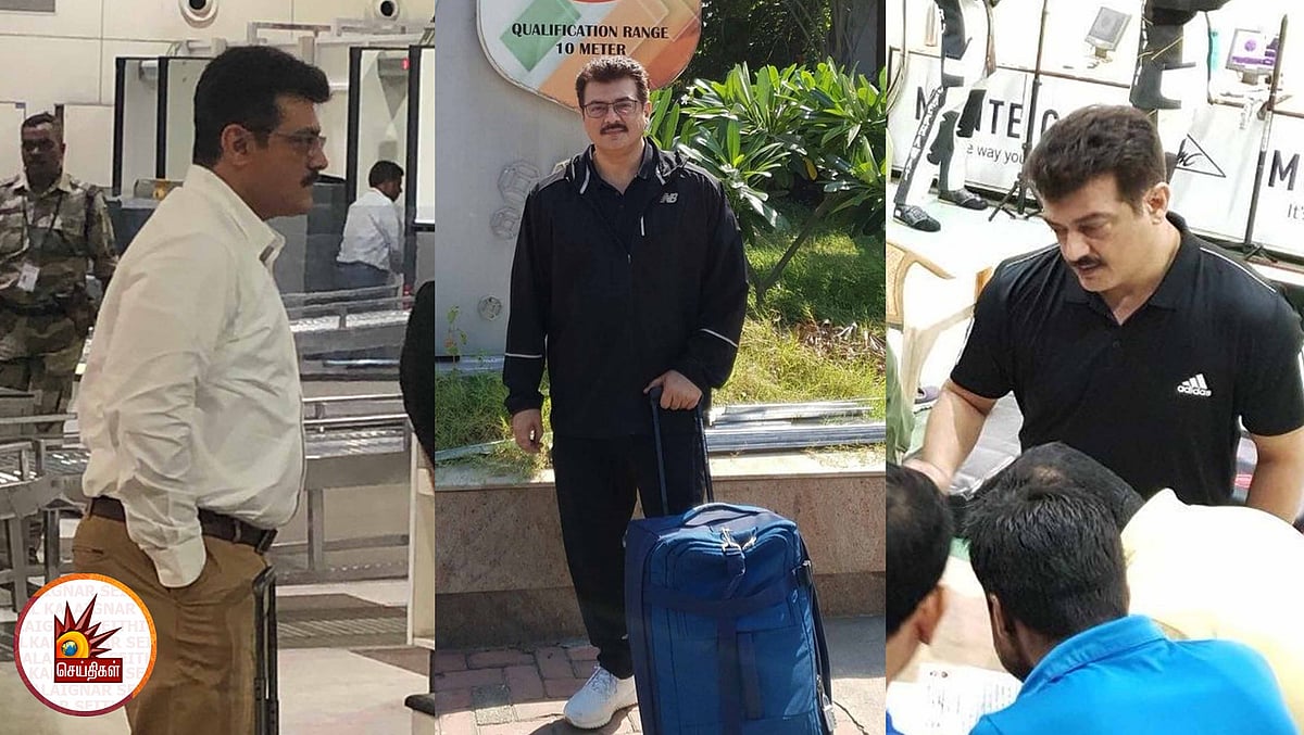 அஜித்தின் சால்ட்&பெப்பர் ஹேர் ஸ்டைலுக்கு என்னாச்சு! - புதிய கெட்டப்புடன் எங்கு சென்றிருக்கிறார் தெரியுமா?