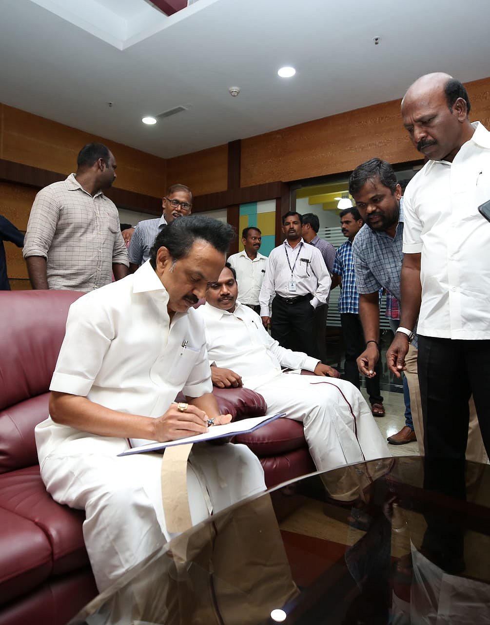 அண்ணா நூற்றாண்டு நூலகத்திற்கு திடீர் விசிட்... உறுப்பினர் ஆன மு.க ஸ்டாலின் (Album)