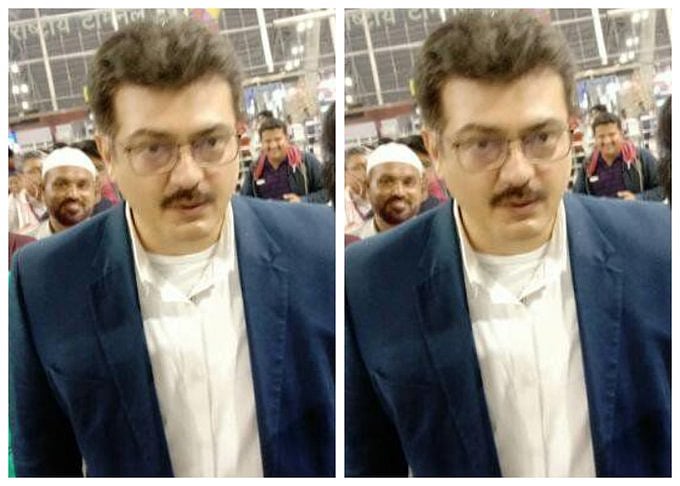 அஜித்தின் சால்ட்&பெப்பர் ஹேர் ஸ்டைலுக்கு என்னாச்சு! - புதிய கெட்டப்புடன் எங்கு சென்றிருக்கிறார் தெரியுமா?