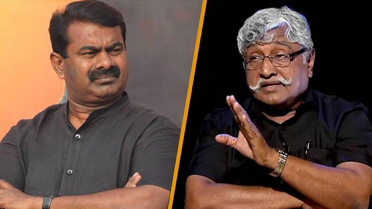 ’வாய் வீரம் மட்டும் போதாது.. இடி அமீன் கனவுகள் இனியும் வேண்டாம்’ - நாம் தமிழர் சீமானுக்கு சுப.வீ பதிலடி !