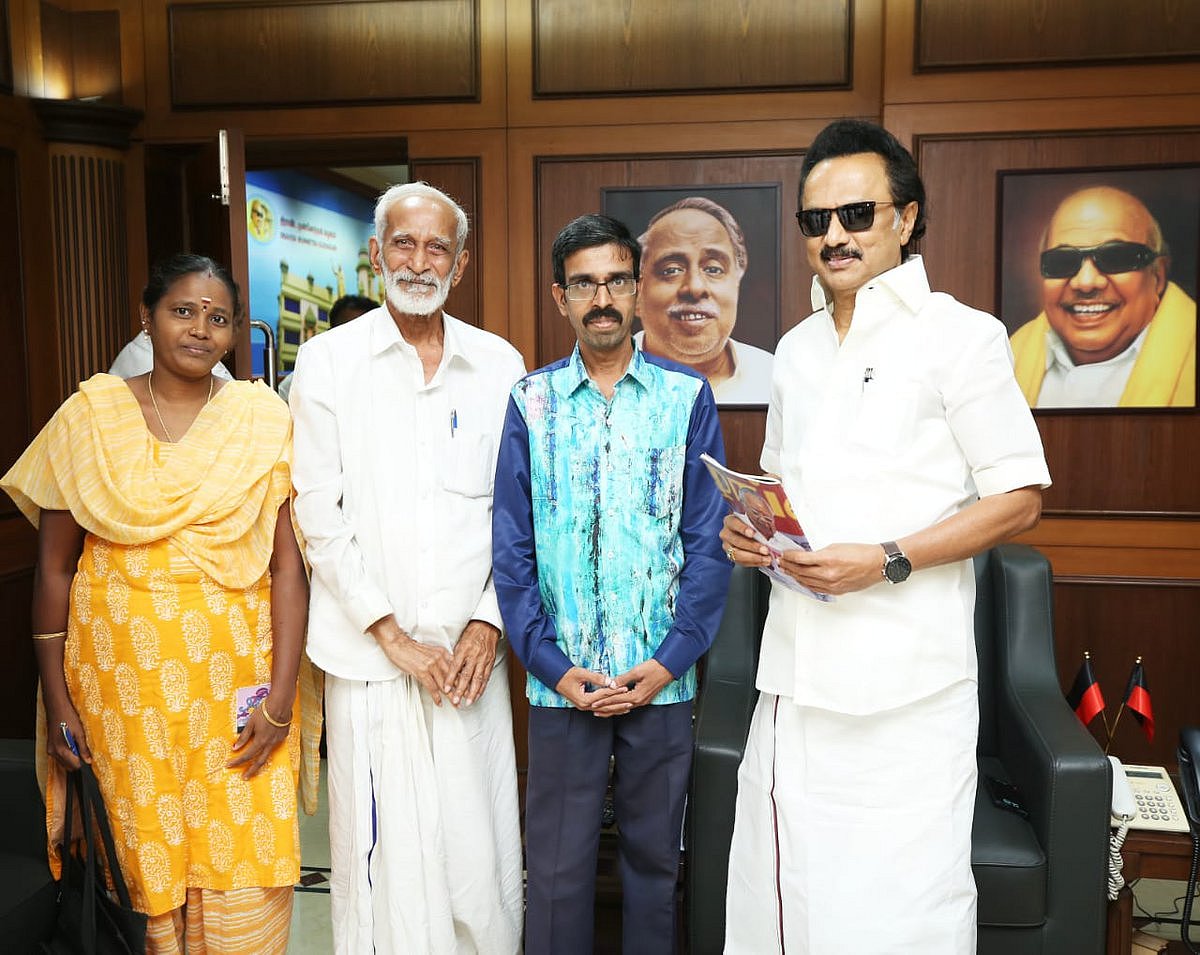 “சமூக சேவகர் ‘பாலம்’ கல்யாண சுந்தரத்தின் பேருள்ளம்” - தி.மு.க., தலைவர் மு.க.ஸ்டாலின் நெகிழ்ச்சி!