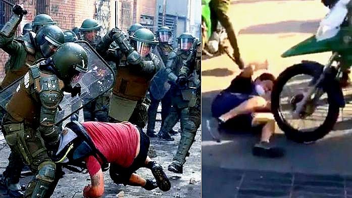 சிலியில் 6வது வாரமாக தொடரும் போராட்டம்: போராட்டக்காரர்களை ஒடுக்க போலிஸாரின் வெறிச்செயல்-அதிர்ச்சி வீடியோ!