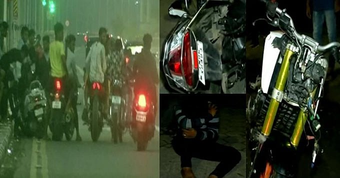 சென்னையில் மீண்டும் "தலை" தூக்கும் பைக் ரேஸ் கலாச்சாரம் : உயிருக்கு போராடும் 2 பேர்! 