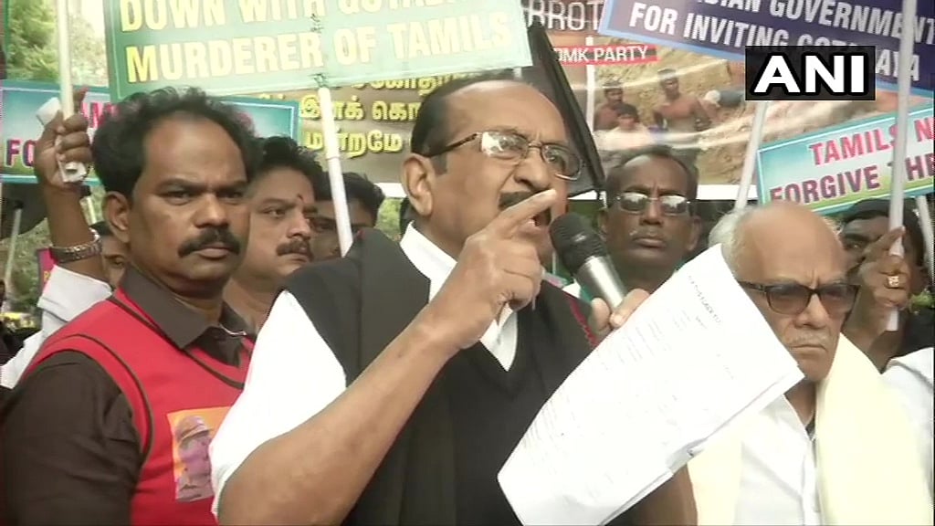 "ஈழத் தமிழர்களின் துயரத்தை எடுத்துரைக்கவே இந்தக் கறுப்புக் கொடி ஆர்ப்பாட்டம்” - வைகோ விளக்கம்!