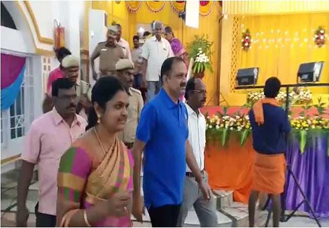 சகோதரி மகளின் இணையேற்பு நிகழ்வில் கலந்துகொண்டு ‘பறை’ இசைத்த பேரறிவாளன் - நெகிழ்ச்சி வீடியோ!