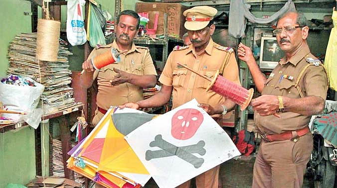 மாஞ்சா விற்பனை செய்தால் குண்டர் தடுப்பு சட்டத்தில் கைது - சென்னை காவல்துறை எச்சரிக்கை!