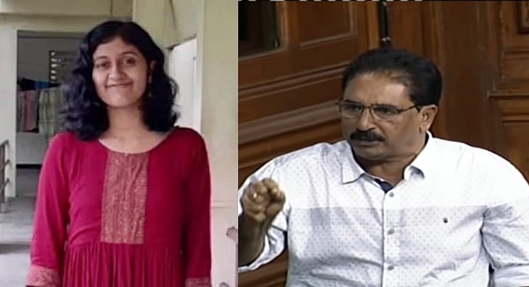 ஃபாத்திமா மரணத்திற்கு IIT வளாகத்தில் நிலவும் மத - சாதியப் பாகுபாடே காராணம் : கேரள எம்.பி ஆவேசம்