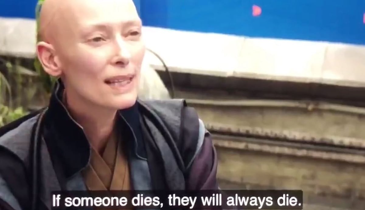 எண்ட்கேமில் அழிந்த தானோஸ் மீண்டும் திரும்புவாரா?- Ancient One வீடியோவால் குழப்பத்தில் மார்வெல் ரசிகர்கள்!