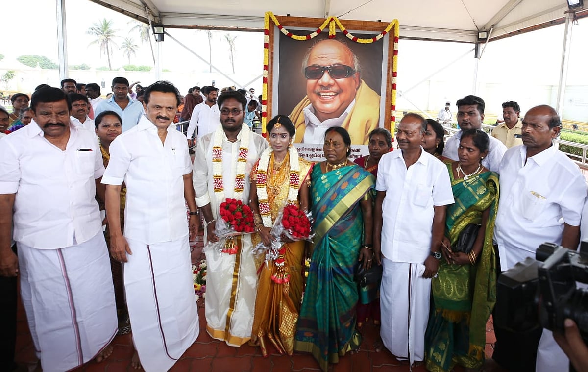 “தமிழினத் தலைவரின் ஓய்விடத்தில் தன்மான மணவிழா!” - உடன்பிறப்புகளுக்கு மு.க.ஸ்டாலின் மடல்!