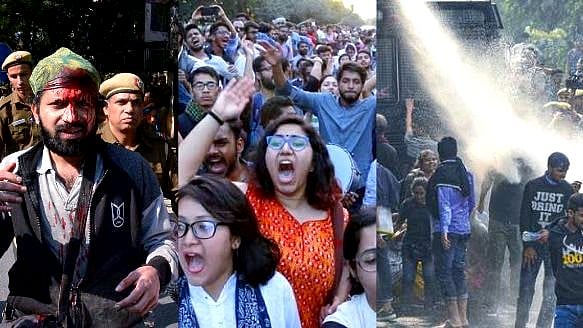 விடுதிக் கட்டணத்தை உயர்த்திய JNU நிர்வாகம் : போராடிய மாணவர்கள் மீது போலிஸ் வன்முறை வெறியாட்டம் (video)