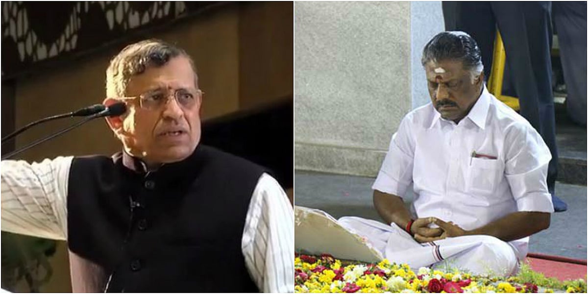 ”நீங்க எல்லாம் ஆம்பளையா?": தர்மயுத்தம் நடத்திய ஓ.பன்னீர்செல்வத்தை அசிங்கப்படுத்திய ஆடிட்டர் குருமூர்த்தி!