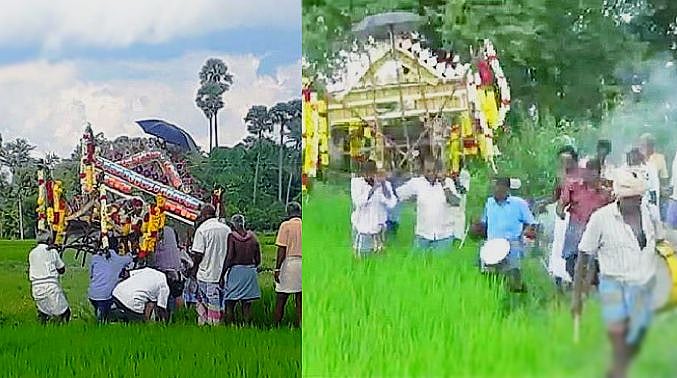 “விவசாய நிலத்தில்தான் சடலத்தை எடுத்துச் செல்கிறோம்”: மயான பாதையின்றி 100 ஆண்டாக தவிக்கும் கிராம மக்கள்!