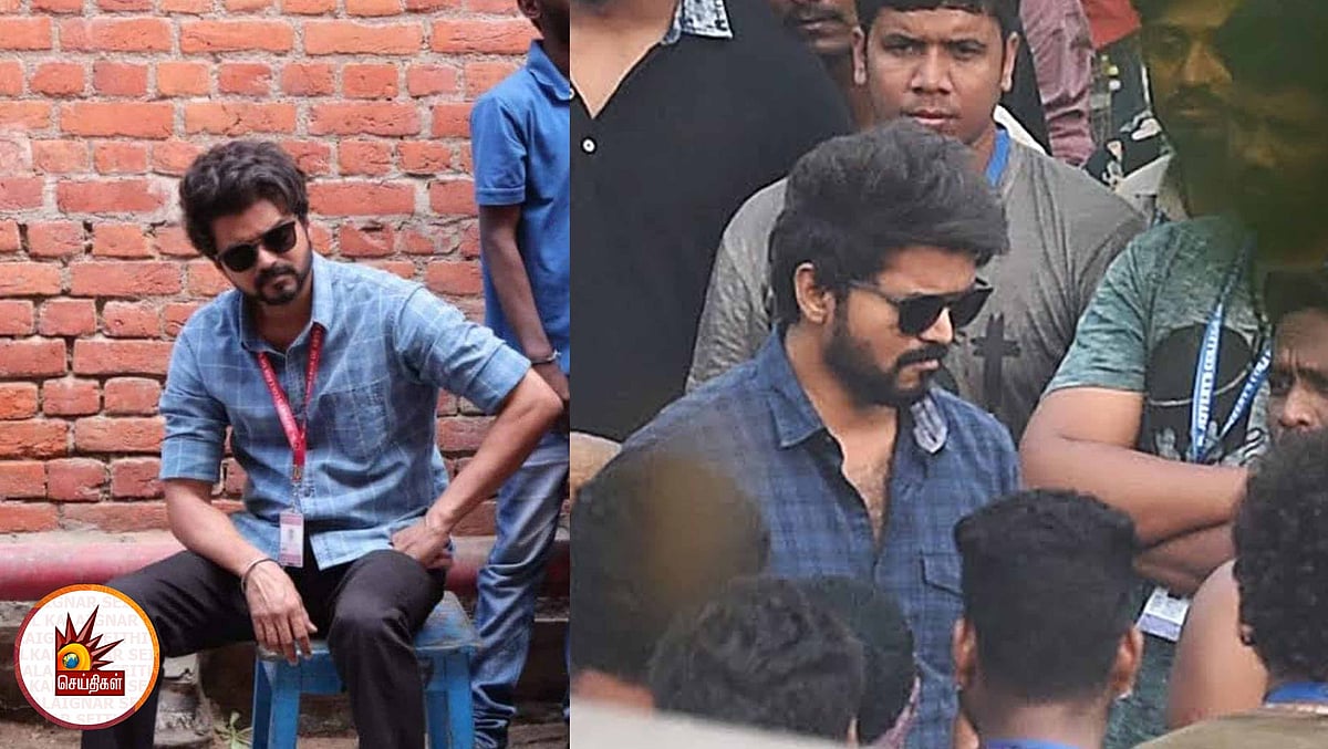 ‘விஜய் 64’-ல் விஜய்யின் ஸ்டைலான லுக் : வைரலாகும் போட்டோ!