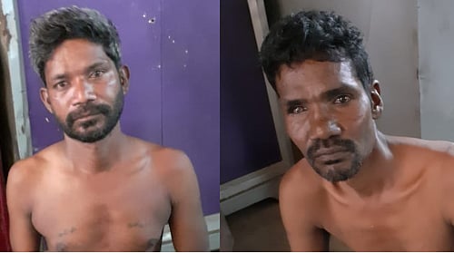 கைது செய்யப்பட்ட ஞானவேல் மற்றும் கந்தவேல் ஆகிய இருவரின் புகைப்படம்