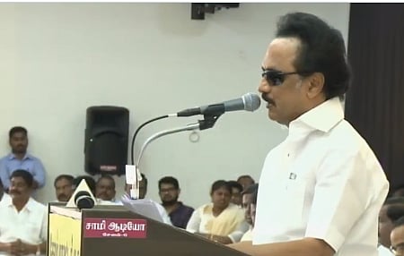 ''திராவிட முன்னேற்றக் கழகத்தின் வரலாற்றை வீரபாண்டியார் இல்லாமல் எழுத முடியாது'' - மு.க.ஸ்டாலின் புகழாரம்!