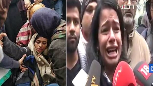 “நான் முஸ்லிம் அல்ல, ஆனாலும் போராடினேன்; பாதுகாப்பாக உணர முடியவில்லை” : ஜாமியா மாணவி கண்ணீர் மல்க பேட்டி