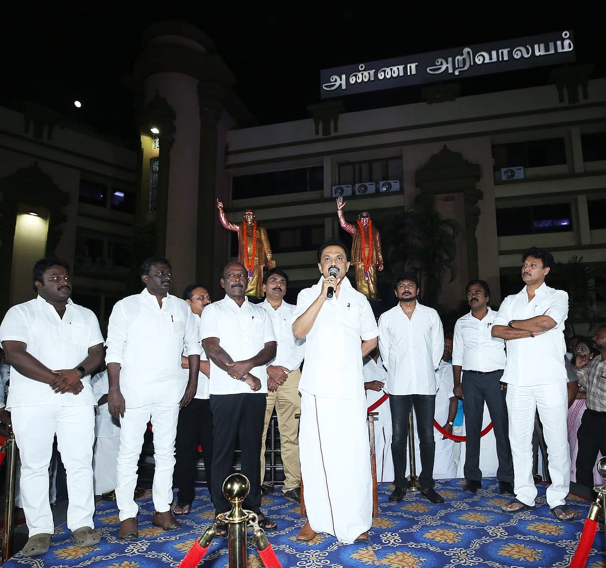 “கலைஞர் என்னைப் பாராட்டியது போல உதயநிதியை நான் பாராட்டும் சூழல் வந்து கொண்டிருக்கிறது” - மு.க.ஸ்டாலின்