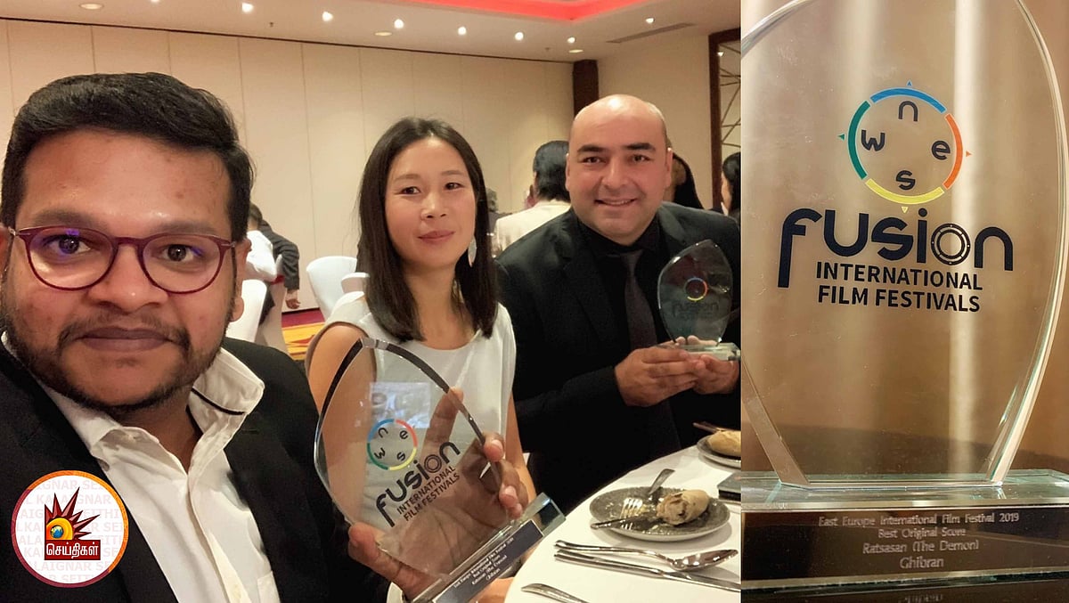 இந்தியாவைத் தவிர உலகம் முழுதும் விருதுகளைக் குவிக்கும் ‘ராட்சசன்’: சர்வதேச அளவில் கவனம் பெற்ற ஜிப்ரான்!