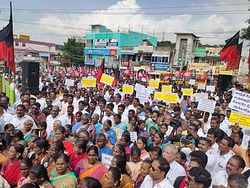 LIVE | தி.மு.க கண்டன ஆர்ப்பாட்டத்தில் மத்திய மாநில அரசுகளுக்கு எதிராக தமிழகம் முழுக்க ஒலித்த கோஷம்! #CAA