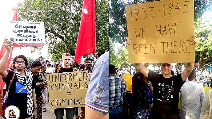 “CAA-போராட்டத்தில் பங்கெடுத்த ஜெர்மனியைச் சேர்ந்த சென்னை ஐ.ஐ.டி., மாணவருக்கு நேர்ந்த கதி”