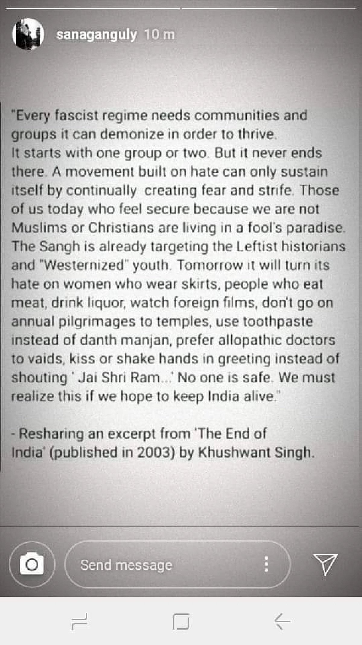 ‘அவளுக்கு அரசியல் தெரியாது... விட்டுடுங்க...’- CAA-வை எதிர்த்த மகளின் பதிவு குறித்து கங்குலி வேண்டுகோள்!