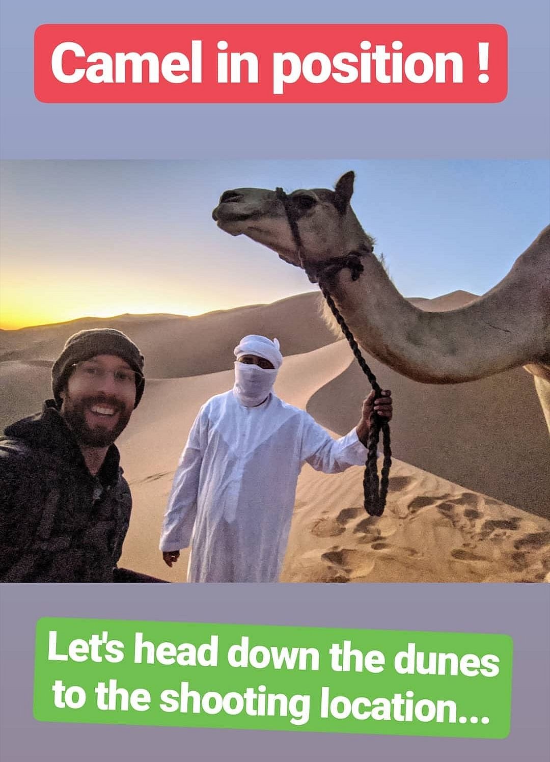 படம் எடுப்பதற்கு சற்று நேரத்துக்கு முன்