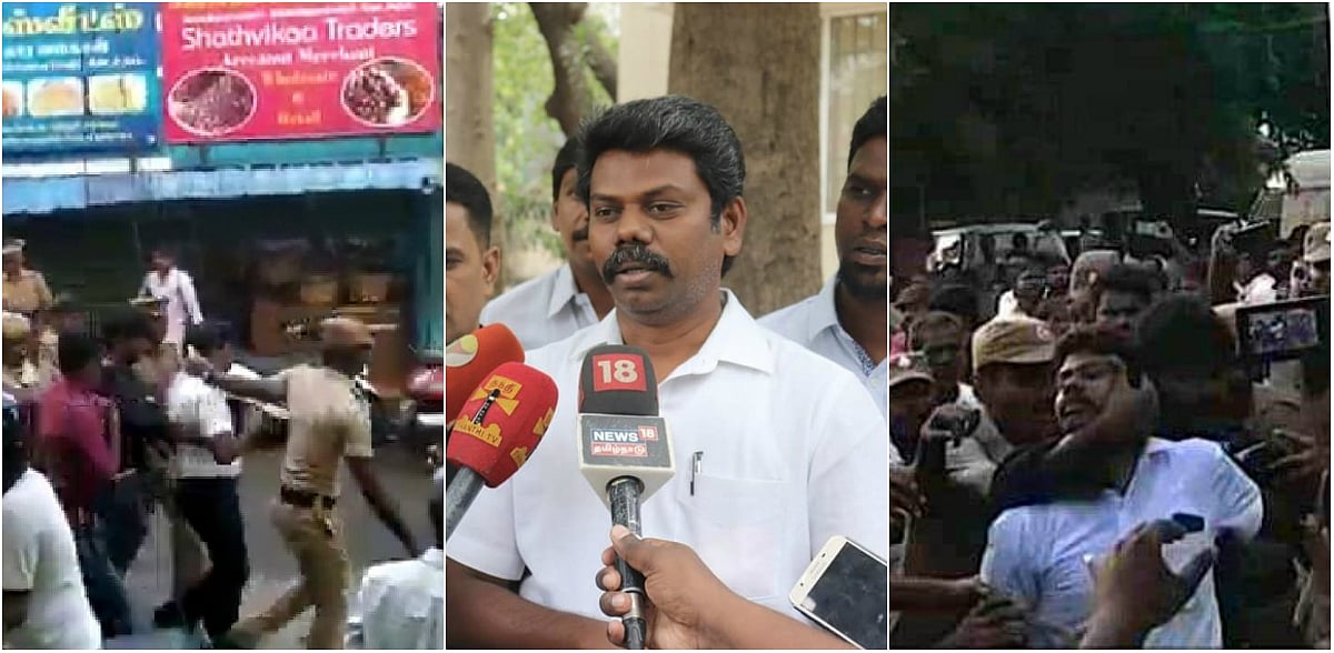 “நாகை திருவள்ளுவன் மீது கொலைவெறித் தாக்குதல் நடத்திய போலிஸார்” - வைரலாகும் அதிர்ச்சி வீடியோ!