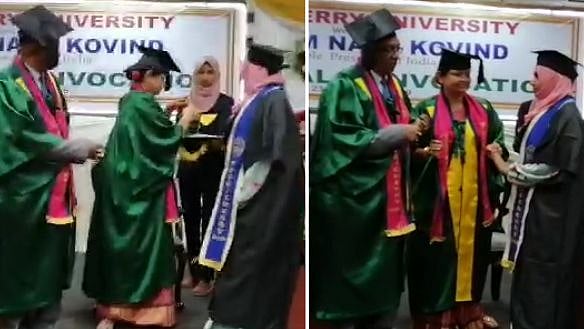 ஹிஜாப்பை கழட்ட சொன்ன பாதுகாப்பு அதிகாரிகள்... எதிர்த்துப் பேசி குடியரசுத் தலைவர் விழாவை புறக்கணித்த மாணவி