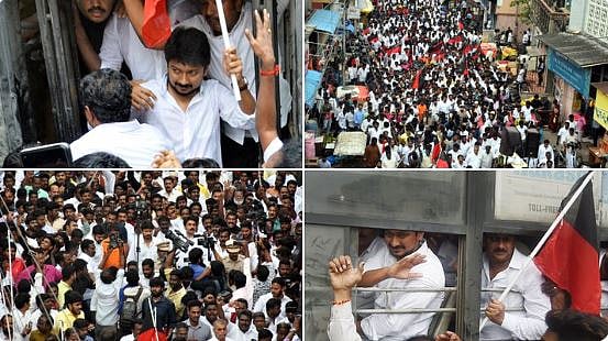 #LIVE  தமிழகம் முழுக்க தி.மு.க இளைஞரணி நடத்திய குடியுரிமை மசோதா எதிர்ப்பு போராட்டம்! - ஏராளமானோர் கைது!