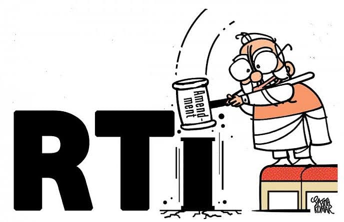 RTI திருத்தச் சட்ட விவகாரத்தில்  சபாநாயகர்களுக்கு மோடி அரசு கடிதம் எழுதியது அம்பலம்!