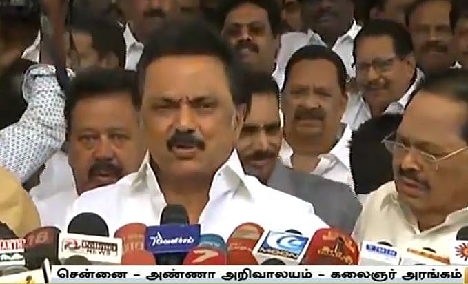 "நண்பர் ரஜினிகாந்த் சிந்தித்துப் பேசவேண்டும்” - மு.க.ஸ்டாலின் பேட்டி!
