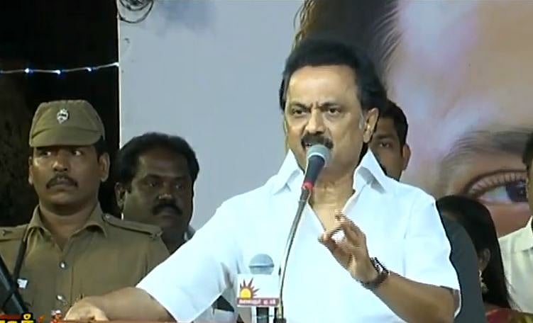 தஞ்சை பெரிய கோவில் குடமுழுக்கு விழாவை தமிழில் நடத்துக : தமிழக அரசுக்கு மு.க.ஸ்டாலின் வேண்டுகோள்!