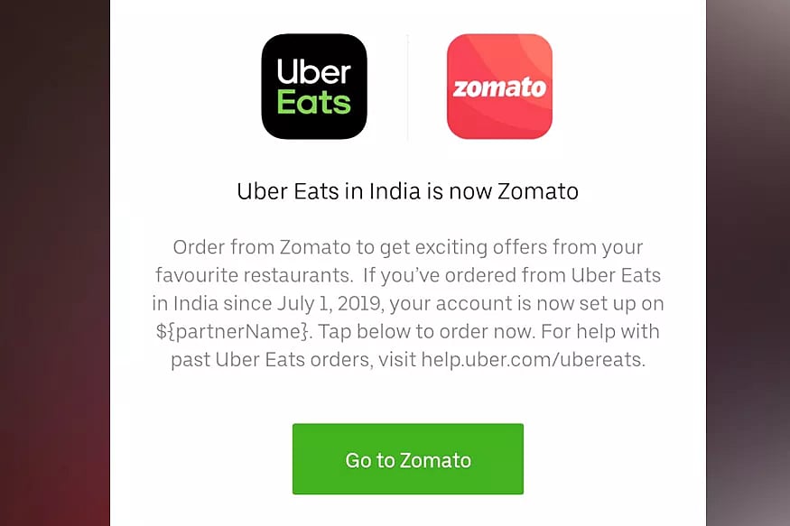 Uber Eats நிறுவனத்தை வாங்கியது Zomato : ஆன்லைன் உணவு டெலிவரி துறையில் முக்கிய திருப்பம்!