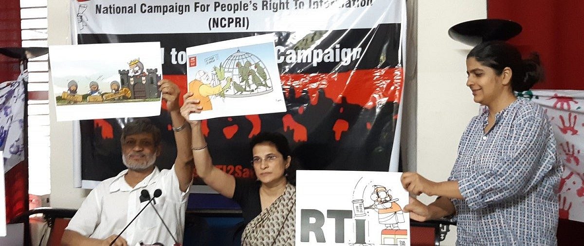 RTI திருத்தச் சட்ட விவகாரத்தில்  சபாநாயகர்களுக்கு மோடி அரசு கடிதம் எழுதியது அம்பலம்!