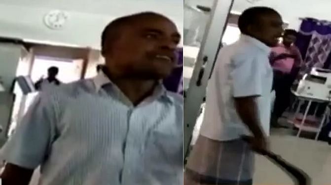 மனைவியிடம் ஆபாச பேச்சு; அரிவாளுடன் சென்று நிதி நிறுவனத்தை கதிகலங்கச் செய்த கணவர்: EMI-யால் நடந்த விபரீதம்