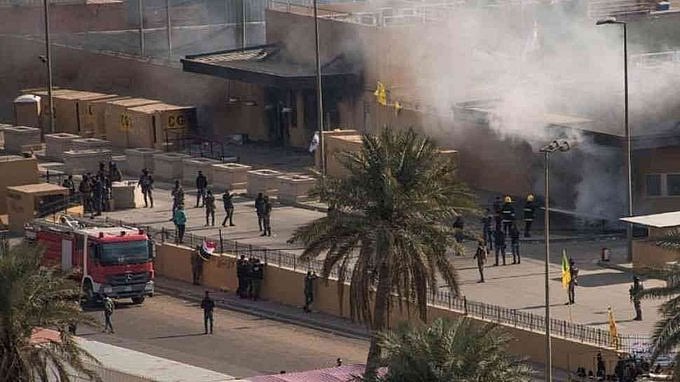 ஈராக்கில் உள்ள அமெரிக்க தூதரகம் மீது ஏவுகணை தாக்குதல்? : முடிவுக்கு வராத அமெரிக்கா - ஈரான் போர் பதற்றம்!