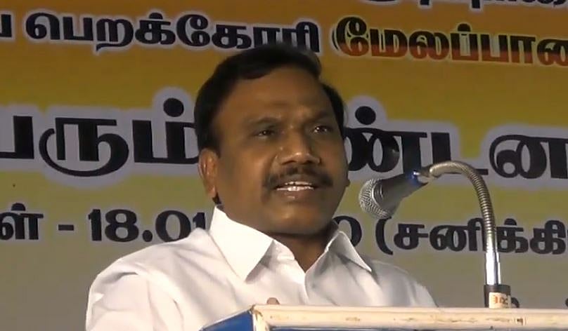 “மதவாத ஆட்சியை எதிர்க்கும் துணிவில்லாத அரசு எடப்பாடி அரசு” - தி.மு.க எம்.பி ஆ.ராசா விமர்சனம்!