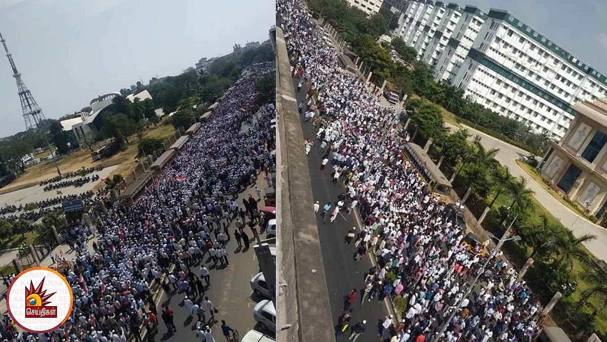 “CAAக்கு எதிராக தீர்மானம் நிறைவேற்றுக” : சென்னையில் லட்சக்கணக்கில் குவிந்த இஸ்லாமியர்கள்! (Album)