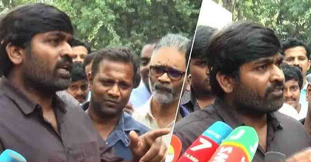“நடிகர்களை மதமாற்றம் செய்கிறார் விஜய்?” - கடுப்பாகி  ட்வீட் போட்ட விஜய் சேதுபதி!
