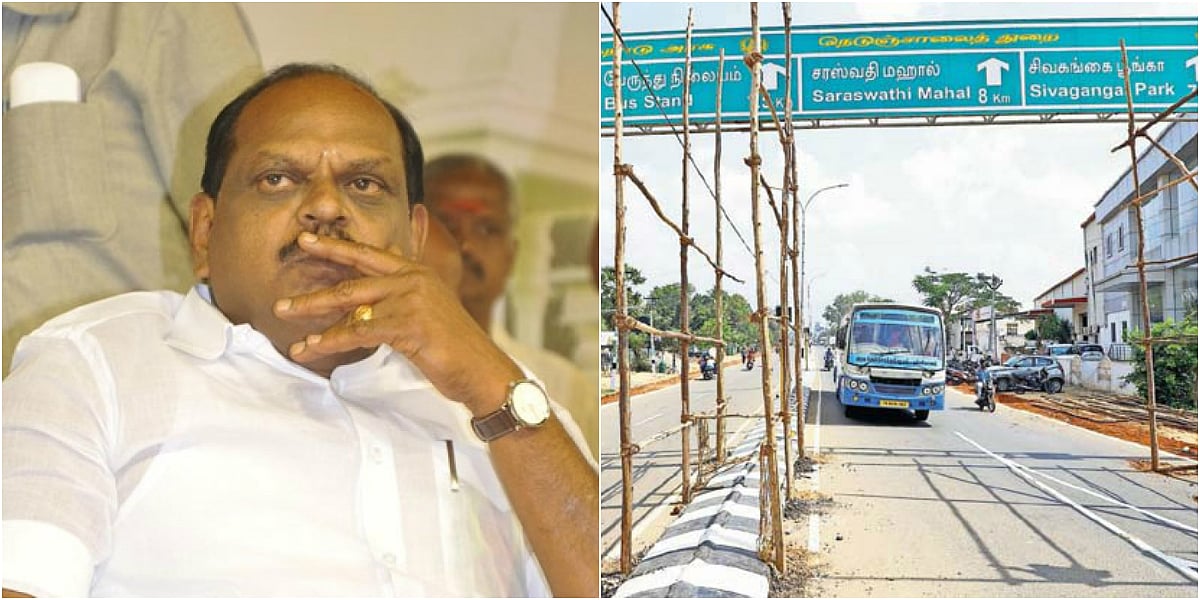 “எப்போதுதான் திருந்துவீர்கள்?” - சட்டவிரோத பேனர் வைத்து மக்களின் உயிரோடு விளையாடும் அ.தி.மு.கவினர்!