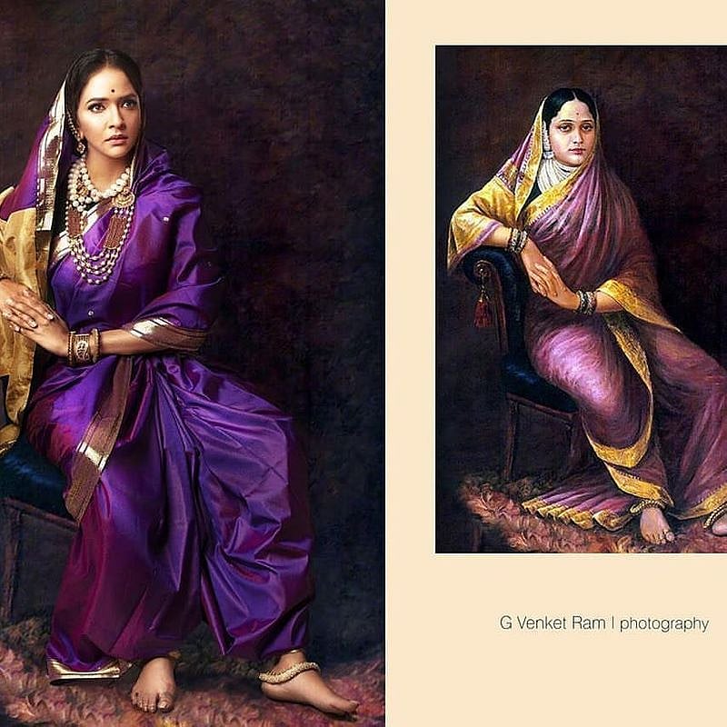 அச்சு அசலாக அசத்தும் லட்சுமி மஞ்சு!