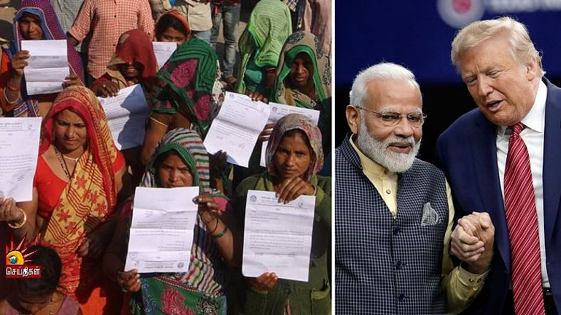 “டிரம்ப் வருவதால் 7 நாட்களில் குடிசைகளை காலி செய்யுங்கள்” : குஜராத் பா.ஜ.க அரசு கெடு விதித்து அராஜகம்!