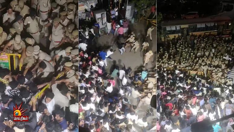 “CAA-வுக்கு எதிராக போராடியவர்கள் மீது தாக்குதல் - வழக்குப்பதிவு” : நள்ளிரவில் போலிஸ் வெறியாட்டம்! - VIDEO